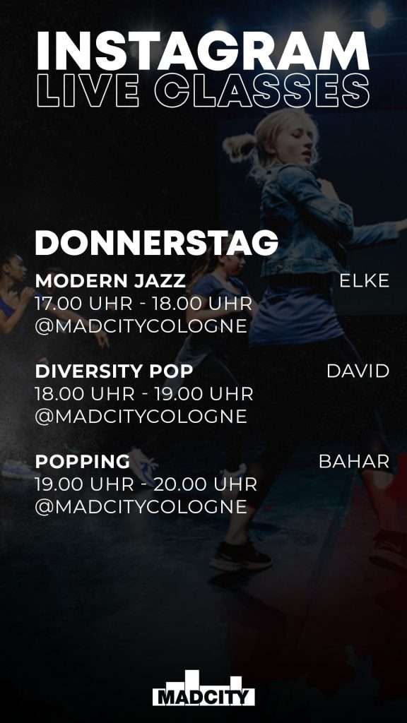 MADCITY - MadCity StundenplanIG Story DONNERSTAG